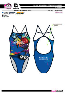 Bañador Tirante Fino - Royal 2