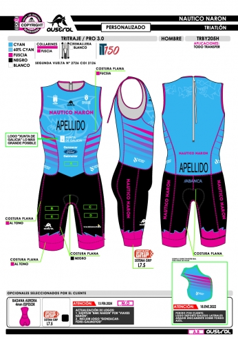 Tritraje PRO 3.0 - Logos Personales -...