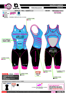 Tritraje PRO abierto 2.0 -... 2