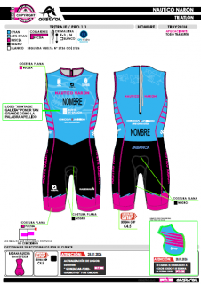 Tritraje PRO 1.1 - Azul