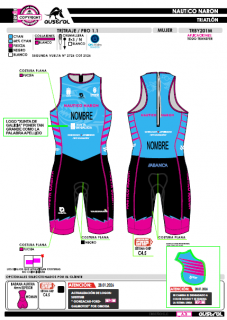 Tritraje PRO 1.1 - Azul