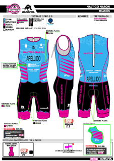 Tritraje PRO 2.0 - Azul