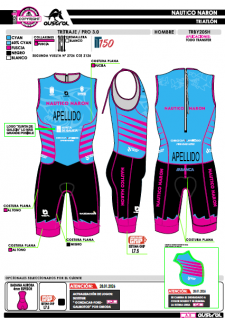 Tritraje PRO 3.0 - Azul