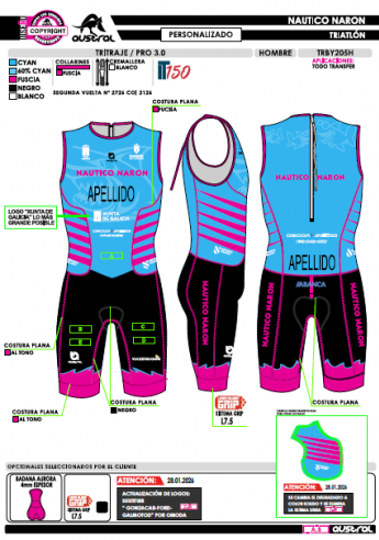 Tritraje PRO 3.0 - Logos Personales -...