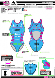 Tritraje Body 3.0 cerrado...