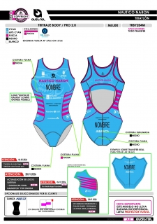Tritraje Body PRO 2.0 - Azul