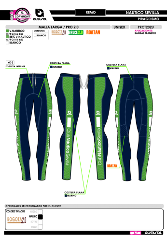 Malla Larga PRO 2.0 - Remo - Marino