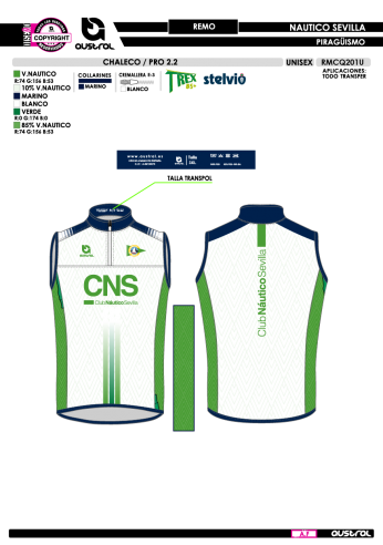 Chaleco PRO 3.0 - Remo - Blanco Chaleco PRO 3.0 - Remo - Blanco