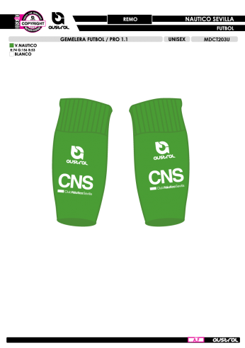 Gemelera Fútbol PRO 1.1 - REMO- Verde Gemelera Fútbol PRO 1.1 - REMO- Verde