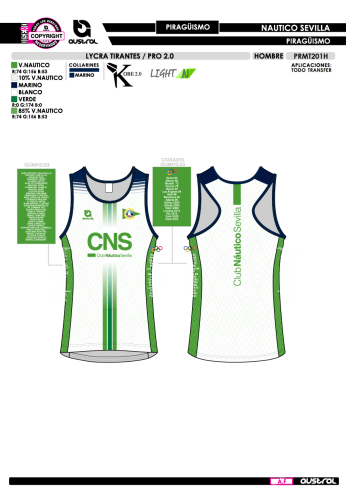 Lycra Tirantes PRO 2.0 - Piragüismo -... Lycra Tirantes PRO 2.0 - Piragüismo -...