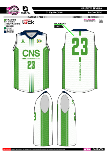 Camisa PRO 1.1 - 2ª Equip. - Blanco Camisa PRO 1.1 - 2ª Equip. - Blanco