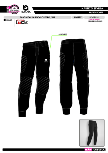 Pantalón Largo Portero IM - Negro