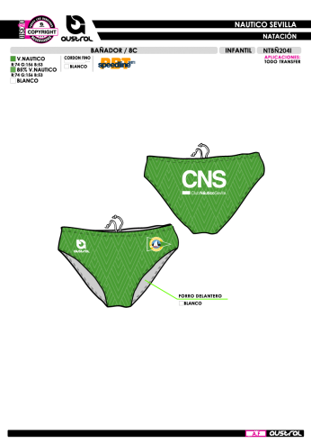 Bañador 8C - Verde Bañador 8C - Verde