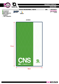 Toalla Microfibra 45x75 -... 2