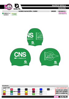 Gorro Natación SUEDE - Verde 2