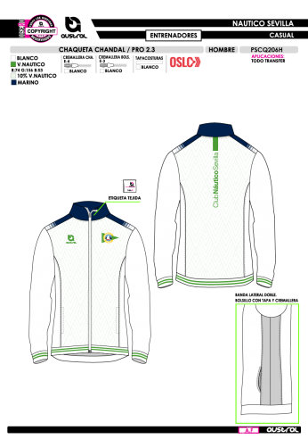 Chaq. Chándal PRO 2.3 - Entrenadores... Chaq. Chándal PRO 2.3 - Entrenadores...