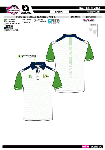 Polo MC PRO 1.1 Cuello Clásico -...