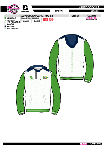 Sudadera Capucha PRO 2.3 - Casual -...