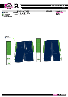 Bermuda PRO 1.1 - Casual -... 2