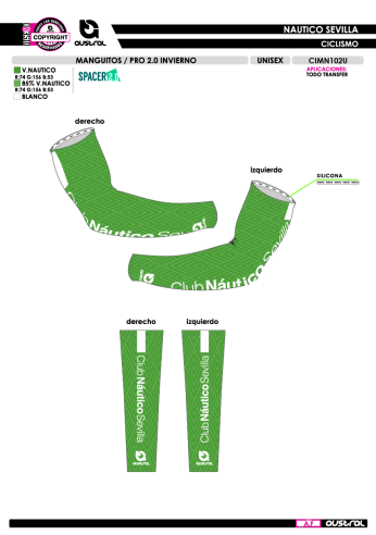 Manguitos Térmicos PRO 2.0 - Verde Manguitos Térmicos PRO 2.0 - Verde