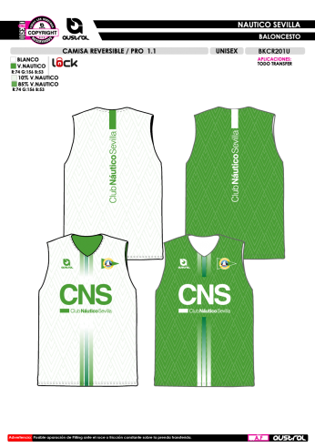 Camisa Reversible PRO 1.1 - Verde