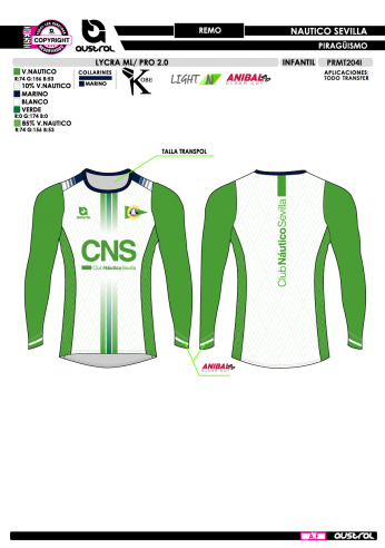 LYCRA ML PRO 2.0 - Remo - Blanco