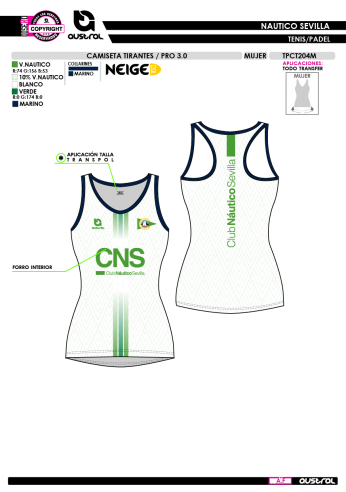 Camisa Tirantes PRO 3.0 - Blanco