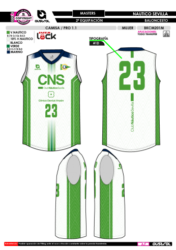 Camisa PRO 1.1 - Masters - Blanco