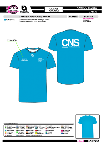 Camiseta Algodón PRO IM - Campus -...