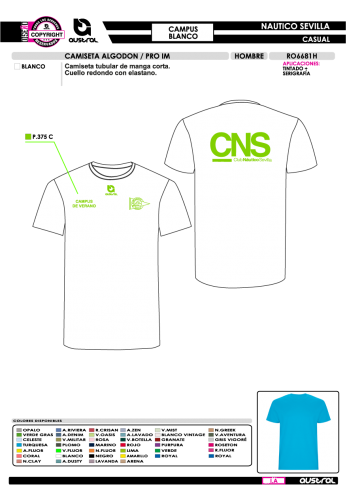 Camiseta Algodón PRO IM - Campus -...