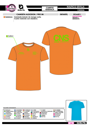 Camiseta Algodón PRO IM - Campus -...