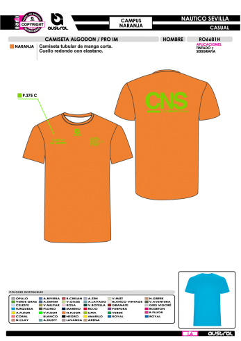 Camiseta Algodón PRO IM - Campus -...