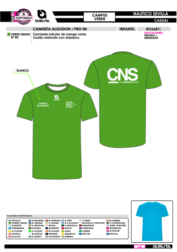 Camiseta Algodón PRO IM - Campus - Verde