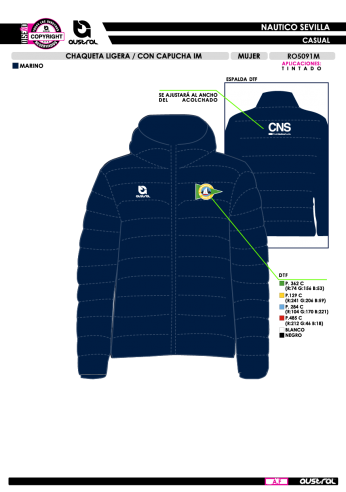 Chaqueta Ligera con Capucha IM - Marino Chaqueta Ligera con Capucha IM - Marino