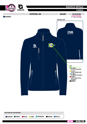 Softshell IM - Marino