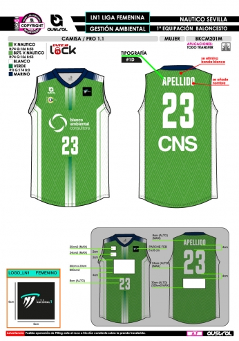 Camisa PRO 1.1 - LN1 Fem - Verde