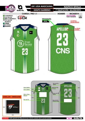 Camisa PRO 1.1 - LN1 Masc - Verde