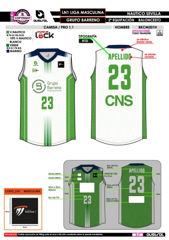 Camisa PRO 1.1 - LN1 Masc - Blanco