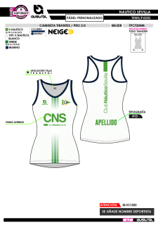 Camisa Tirantes PRO 3.0 -... 2