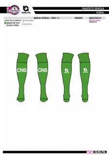 Media Fútbol PRO 1.1 - Verde 2