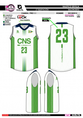 Camisa PRO 1.1 - 2ª Equip. - Blanco