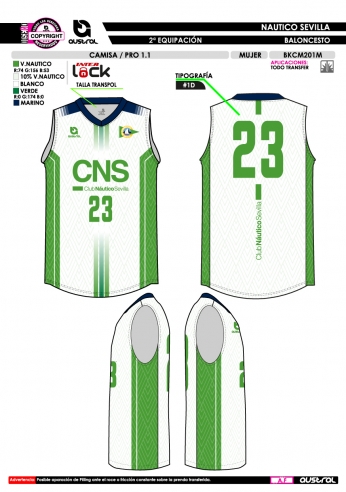 Camisa PRO 1.1 - 2ª Equip. - Blanco