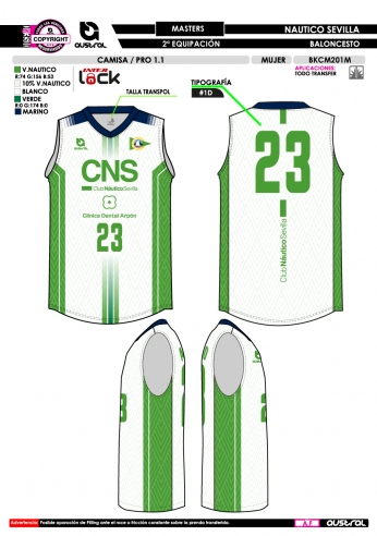 Camisa PRO 1.1 - Masters - Blanco