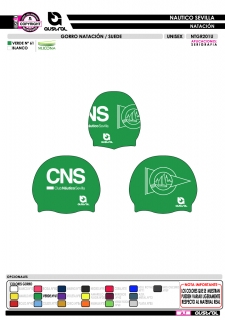 Gorro Natación SUEDE - Verde 2
