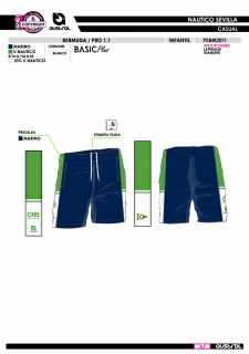 Bermuda PRO 1.1 - Casual -... 2