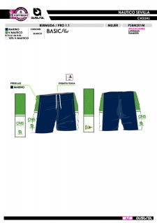 Bermuda PRO 1.1 - Casual -... 2