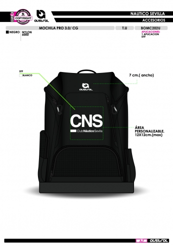 Mochila PRO 3.0 CG - Negro