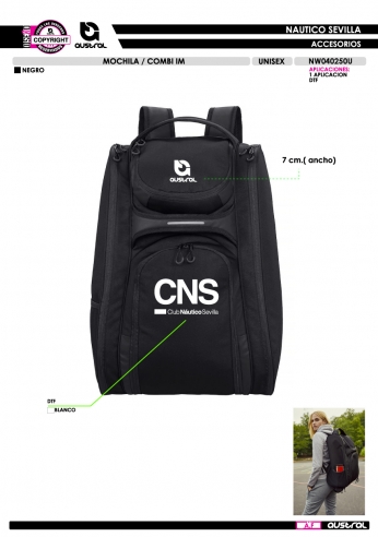 Mochila Combi IM - Negro