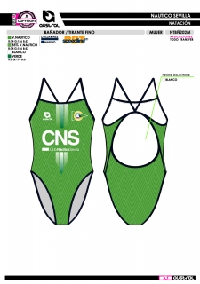 Bañador Tirante Fino - Verde 2