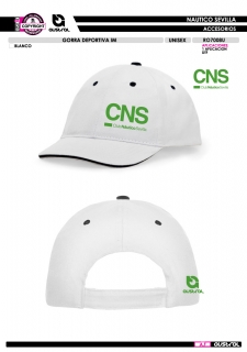 Gorra Deportiva IM - Blanco 2